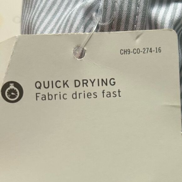 NEW Champion Blue white Pinstripe Athletic Shorts Size 38 - Picture 3 of 8